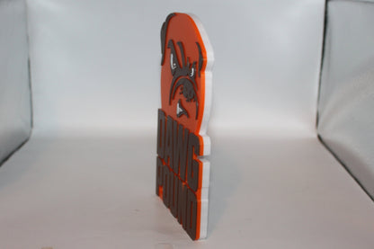 Cleveland Browns, NFL 3D printed Logo, Sign, Wall, Desk, Fridge, Shelf Art