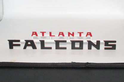 Atlanta Falcons, NFL 3D printed Logo, Sign, Wall, Desk, Fridge, Shelf Art