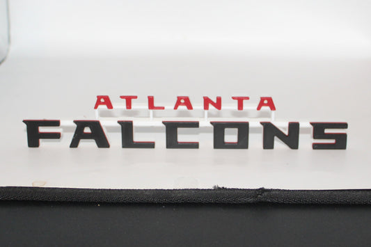 Atlanta Falcons, NFL 3D printed Logo, Sign, Wall, Desk, Fridge, Shelf Art