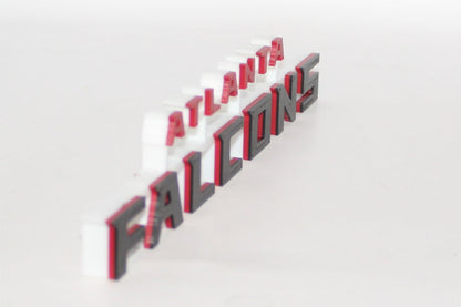 Atlanta Falcons, NFL 3D printed Logo, Sign, Wall, Desk, Fridge, Shelf Art