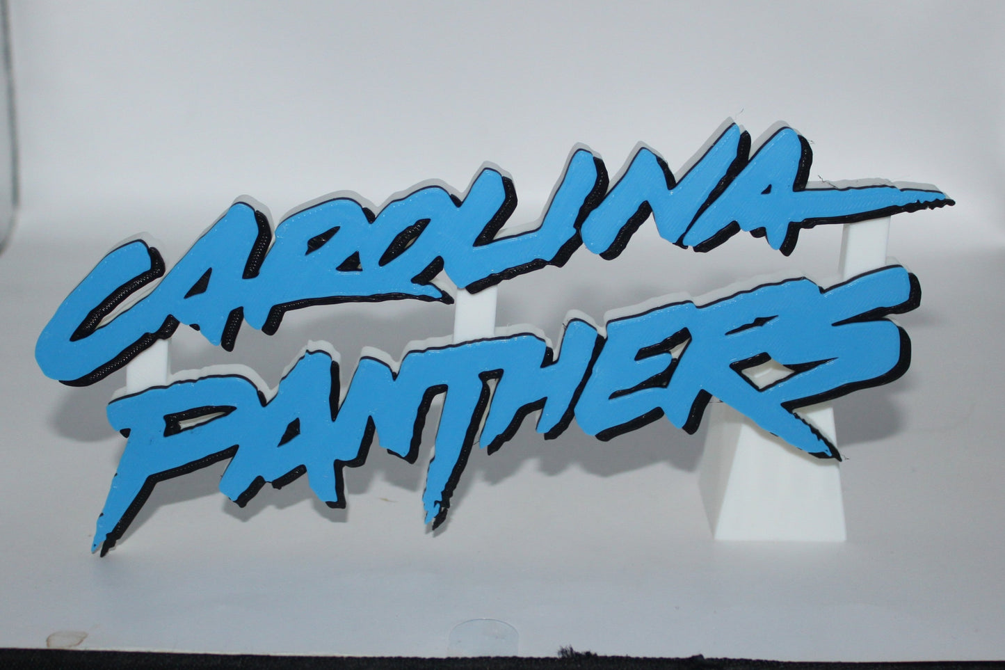 Carolina Panthers, NFL 3D printed Logo, Sign, Wall, Desk, Fridge, Shelf Art