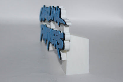 Carolina Panthers, NFL 3D printed Logo, Sign, Wall, Desk, Fridge, Shelf Art