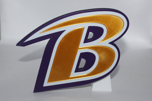 Baltimore Ravens, National Football League 3D printed Logo Sign Wall Desk Shelf Art