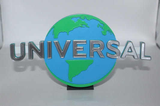 Universal 3D printed Logo Sign Wall Desk Shelf Art