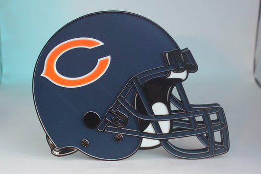 Chicago Bears 3D printed Logo Sign Wall Desk Shelf Art