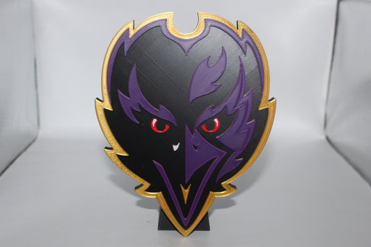 Baltimore Ravens, National Football League 3D printed Logo Sign Wall Desk Shelf Art