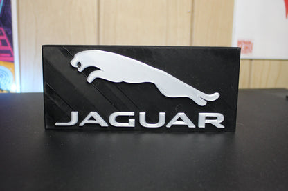 Jaguar 3D printed Logo Sign Wall Desk Shelf Art