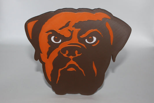 Cleveland Browns, NFL 3D printed Logo, Sign, Wall, Desk, Fridge, Shelf Art