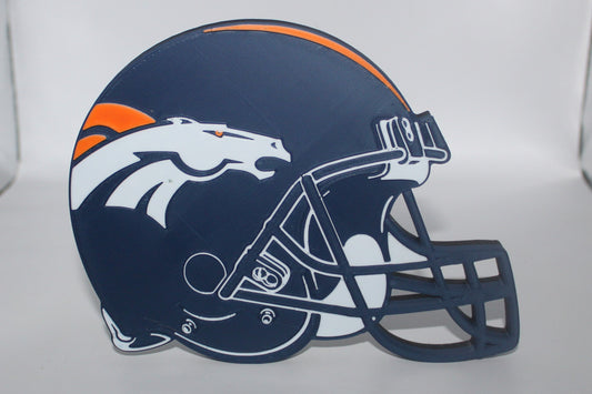 Denver Broncos, Broncos 3D printed Logo Sign Wall Desk Shelf Art
