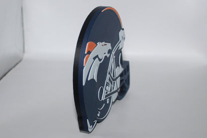 Denver Broncos, Broncos 3D printed Logo Sign Wall Desk Shelf Art