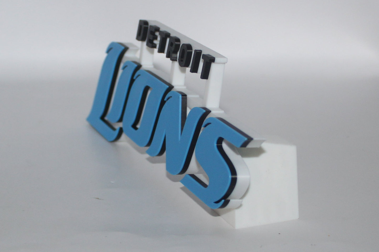 Detroit Lions, Lions 3D printed Logo Sign Wall Desk Shelf Art