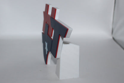 Houston Texans 3D printed Logo, Sign, Wall, Desk, Fridge, Shelf Art
