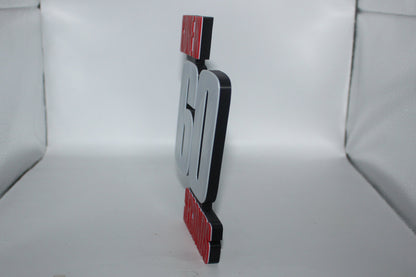 Gone In 60 Seconds, 3D printed Logo Sign Wall Desk Shelf Art