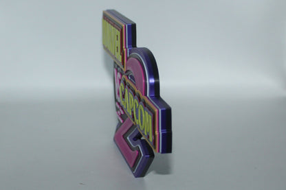 Marvel vs. Capcom 2: New Age of Heroes, 3D printed Logo Sign Wall Desk Shelf Art