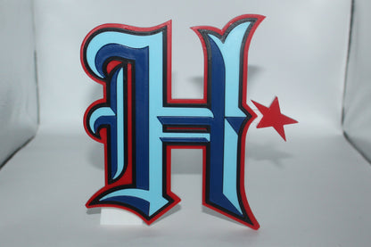 Houston Texans, NFL 3D printed Logo, Sign, Wall, Desk, Fridge, Shelf Art