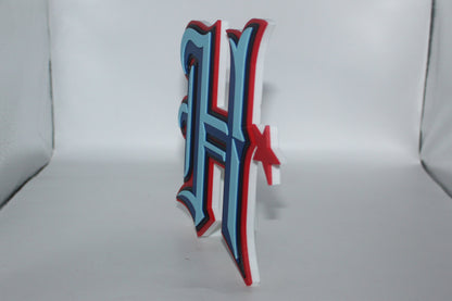 Houston Texans, NFL 3D printed Logo, Sign, Wall, Desk, Fridge, Shelf Art