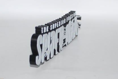 The Superior Foes Of Spider-Man 3D printed Logo Sign Wall Desk Shelf Art