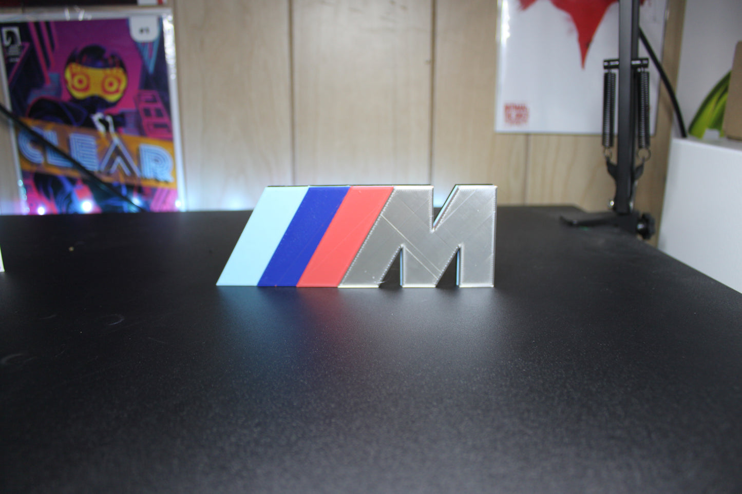 BMW M Series 3D printed Logo Sign Wall Desk Shelf Art