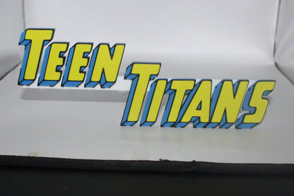Teen Titans 3D printed Logo Sign Wall Desk Shelf Art