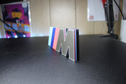 BMW M Series 3D printed Logo Sign Wall Desk Shelf Art