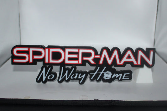 Spider-Man No Way Home, 3D printed Logo Sign Wall Desk Shelf Art