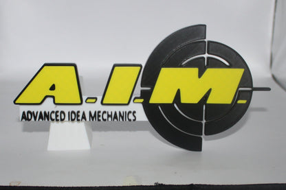 A.I.M. Advanced Idea Mechanics 3D printed Logo Sign Wall Desk Shelf Art