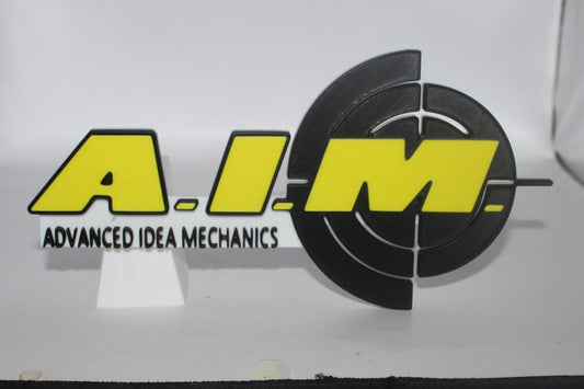 A.I.M. Advanced Idea Mechanics 3D printed Logo Sign Wall Desk Shelf Art