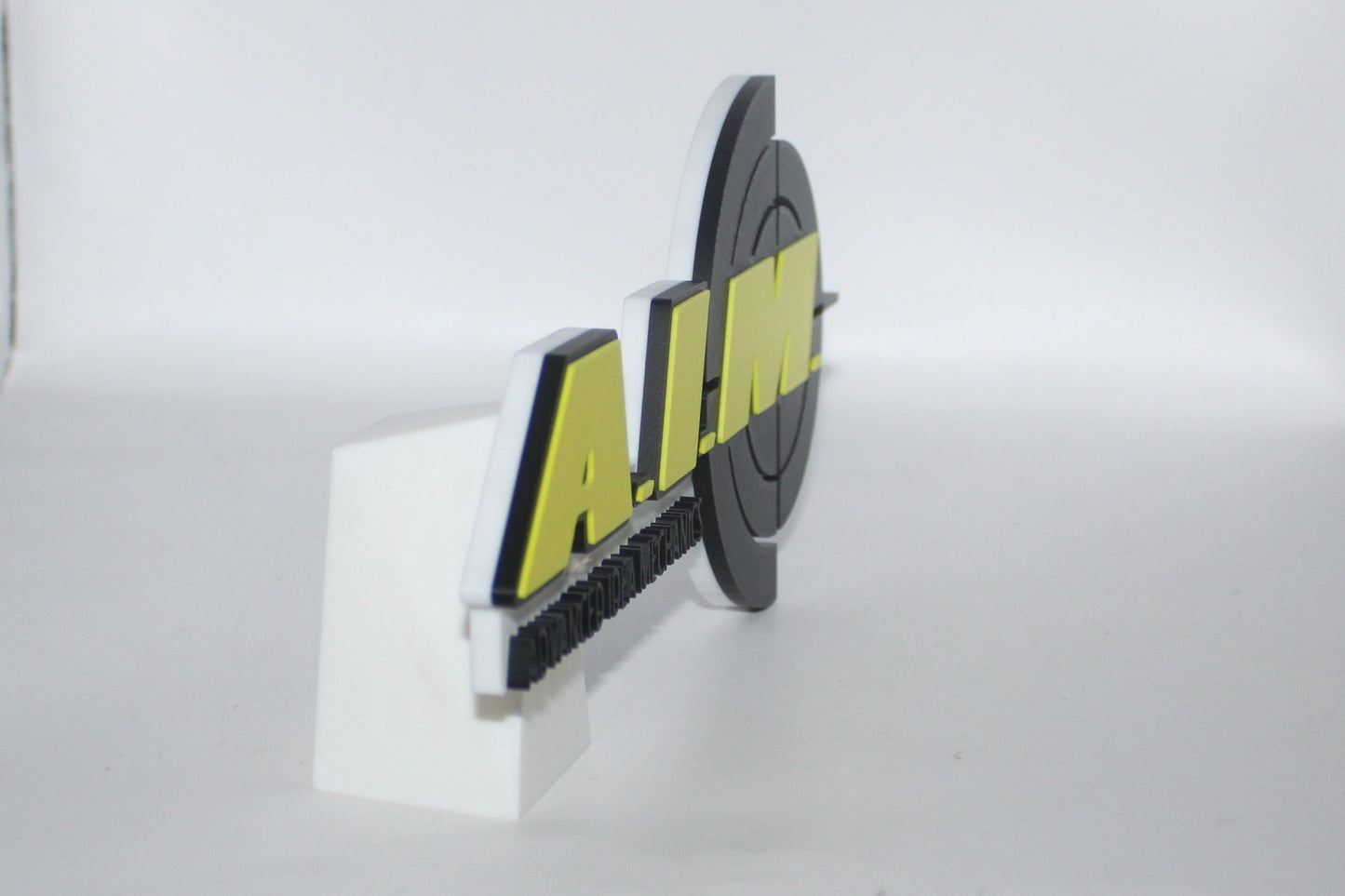 A.I.M. Advanced Idea Mechanics 3D printed Logo Sign Wall Desk Shelf Art