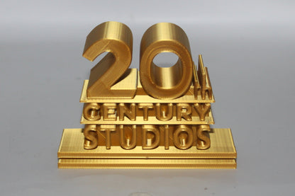 20th Century Studios Pictures 3D printed Logo Sign Wall Desk Shelf Art