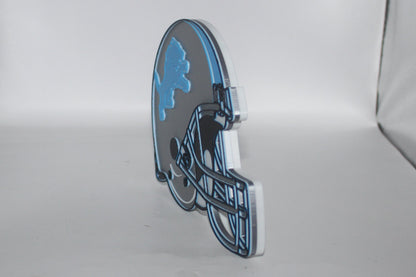 Detroit Lions, Lions 3D printed Logo Sign Wall Desk Shelf Art