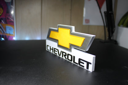 Chevrolet 3D printed Logo Sign Wall Desk Shelf Art
