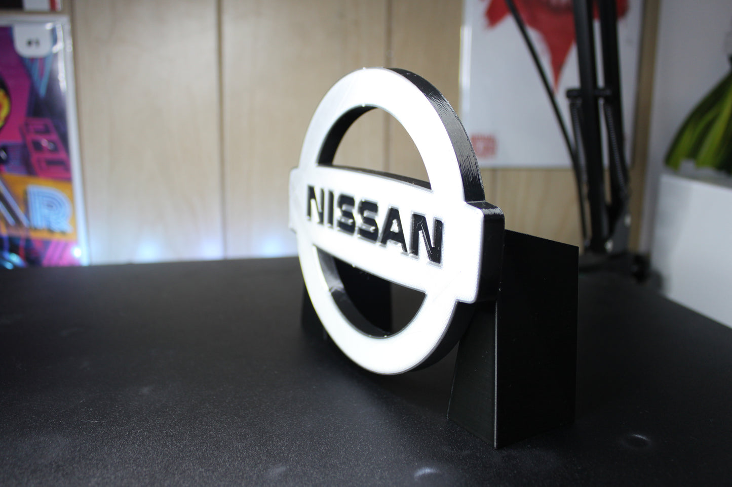 Nissan 3D printed Logo Sign Wall Desk Shelf Art