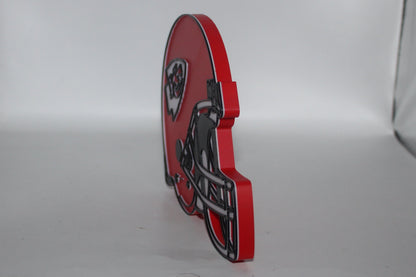 Kansas City Chiefs 3D printed Logo Sign Wall Desk Shelf Art