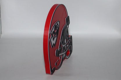 Kansas City Chiefs 3D printed Logo Sign Wall Desk Shelf Art