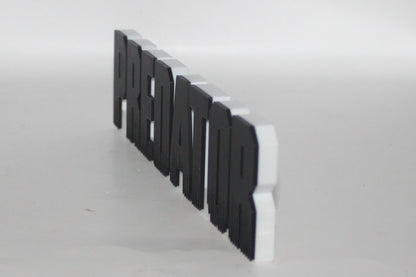 Predator 3D printed Logo Sign Wall Desk Shelf Art