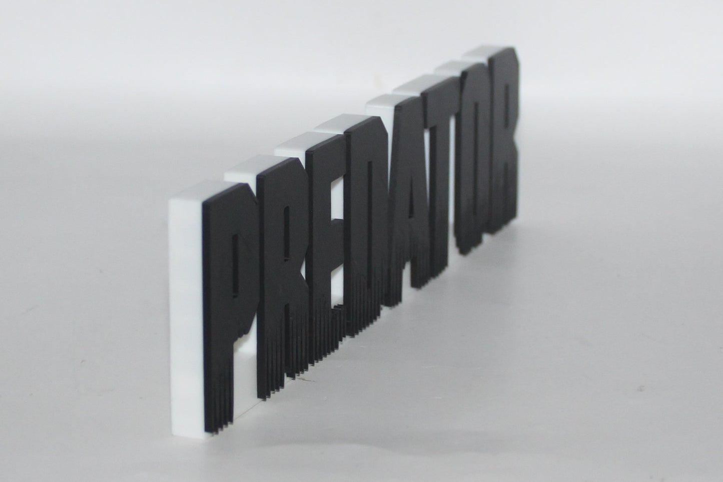 Predator 3D printed Logo Sign Wall Desk Shelf Art