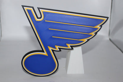 St. Louis Blues 3D printed Logo Sign Wall Desk Shelf Art