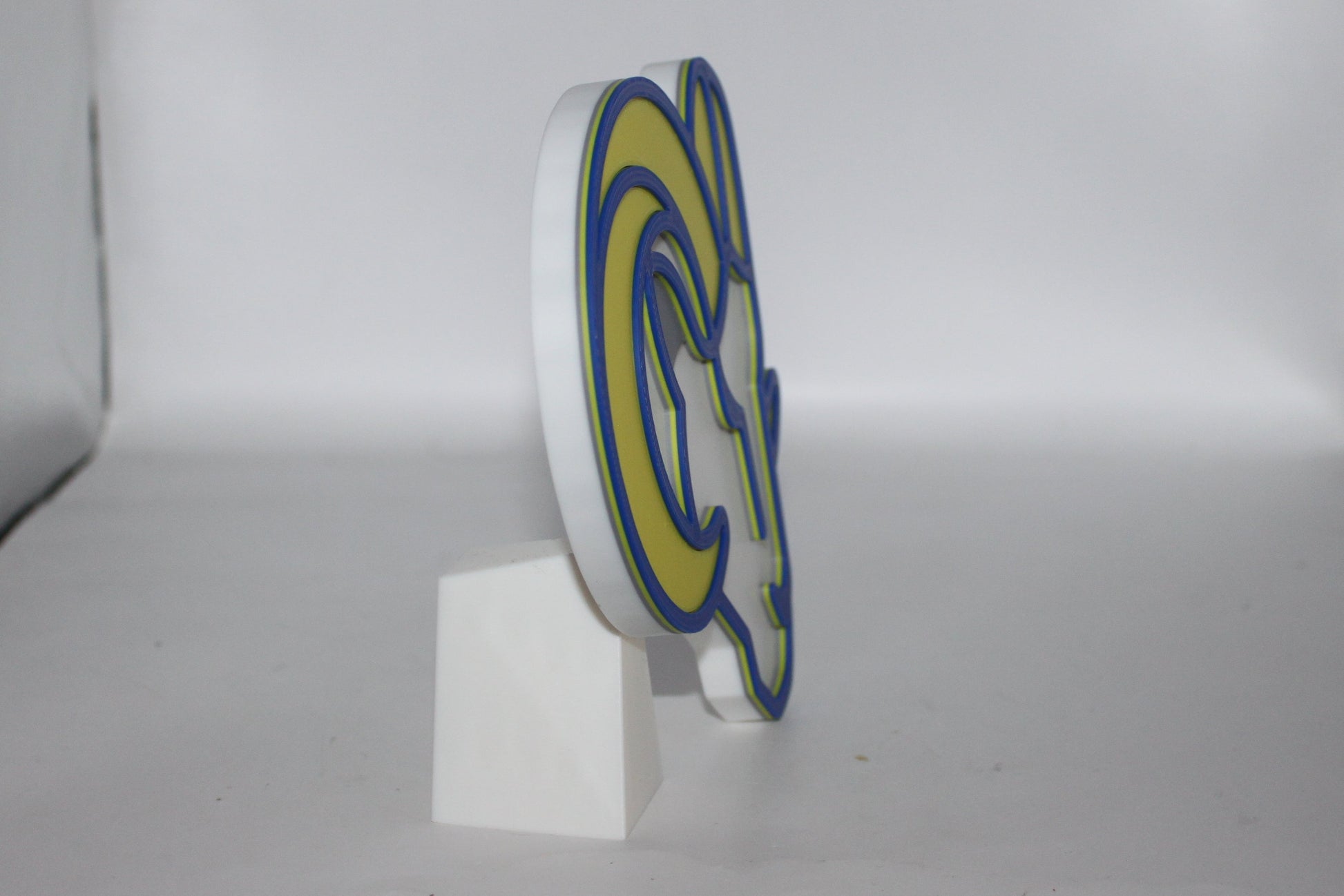 Los Angeles Rams 3D printed Logo Sign Wall Desk Shelf Art – WindyCity3D