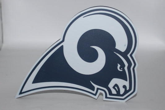 Los Angeles Rams 3D printed Logo Sign Wall Desk Shelf Art