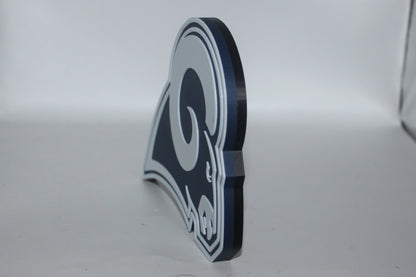 Los Angeles Rams 3D printed Logo Sign Wall Desk Shelf Art