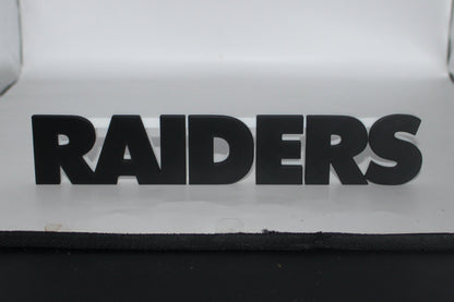 Oakland Raiders 3D printed Logo, Sign, Wall, Desk, Fridge, Shelf Art
