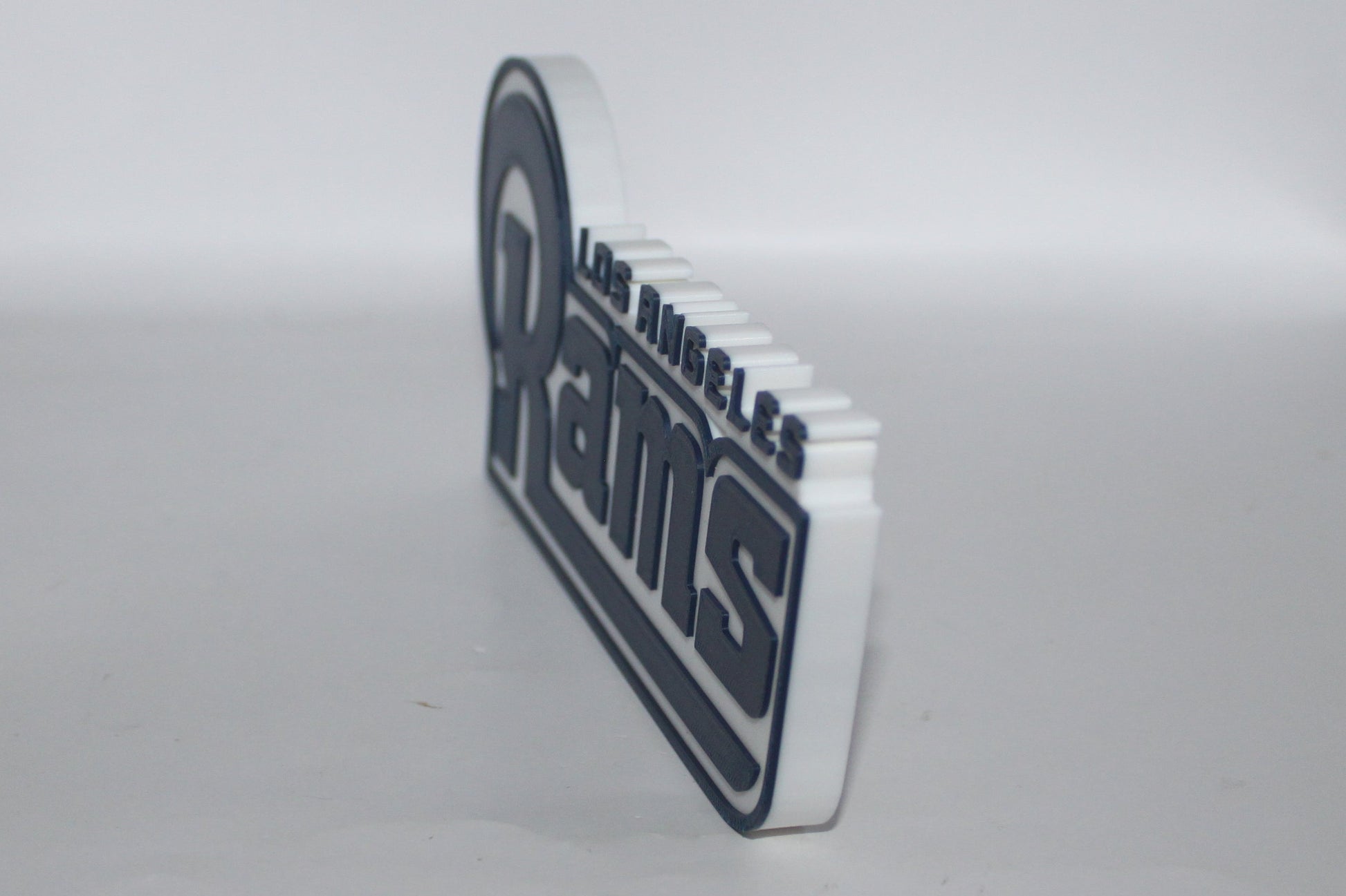 Los Angeles Rams 3D printed Logo Sign Wall Desk Shelf Art – WindyCity3D