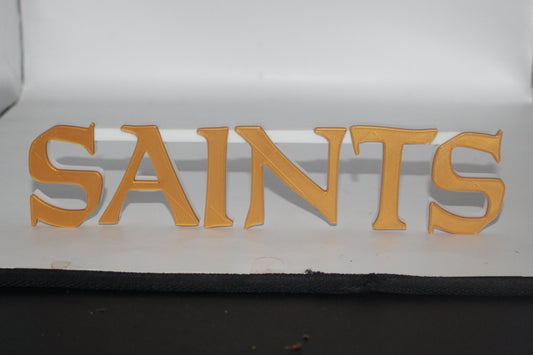 New Orleans Saints 3D printed Logo Sign Wall Desk Shelf Art
