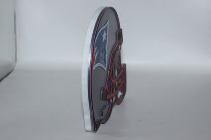 New England Patriots 3D printed Logo, Sign, Wall, Desk, Fridge, Shelf Art