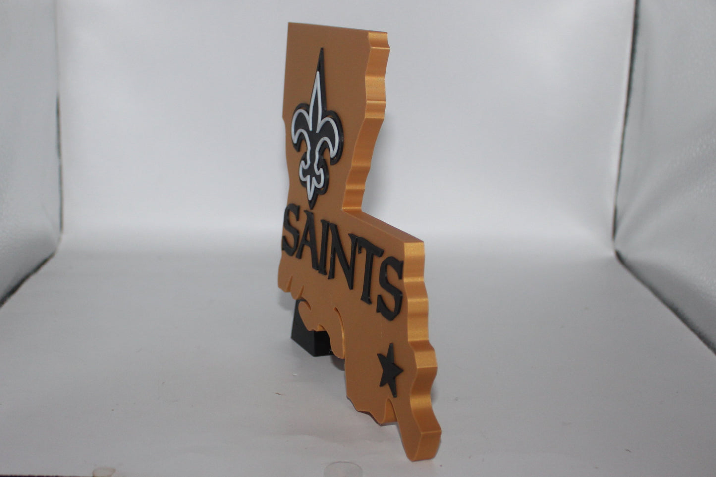 New Orleans Saints 3D printed Logo Sign Wall Desk Shelf Art