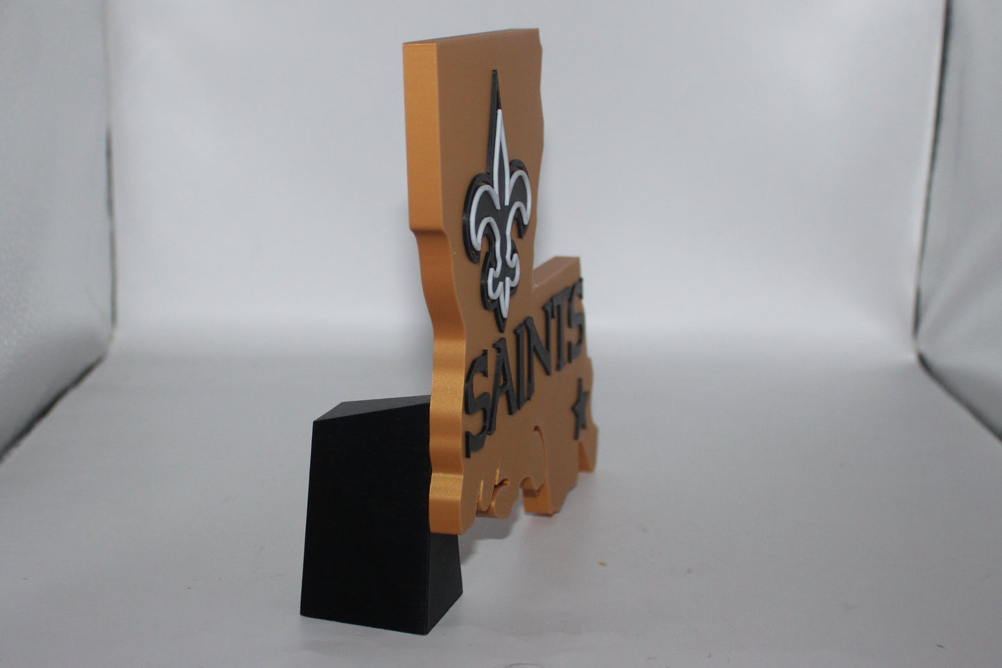New Orleans Saints 3D printed Logo Sign Wall Desk Shelf Art