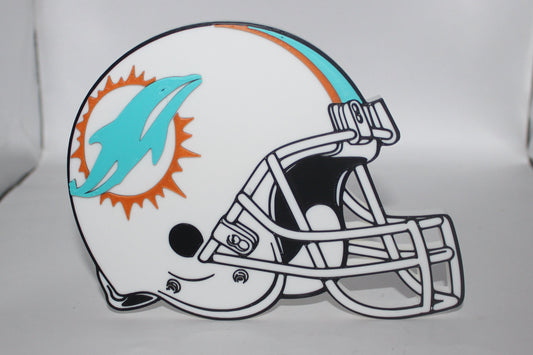 Miami Dolphins 3D printed Logo Sign Wall Desk Shelf Art