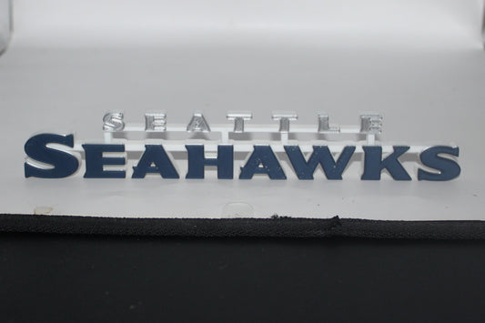 Seattle Seahawks 3D printed Logo Sign Wall Desk Shelf Art