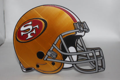 San Francisco 49ers, NFL 3D printed Logo, Sign, Wall, Desk, Fridge, Shelf Art