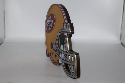 San Francisco 49ers, NFL 3D printed Logo, Sign, Wall, Desk, Fridge, Shelf Art